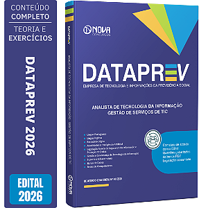Apostila Dataprev 2026 Analista de Tecnologia da Informação - Gestão de Serviços de TIC