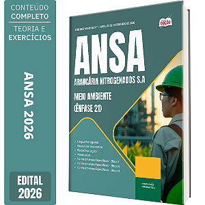 Apostila ANSA 2026 Ênfase 21: Meio Ambiente