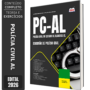 Apostila PC AL 2026 - Escrivão de Polícia Civil