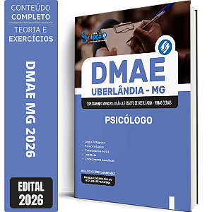 Apostila DMAE Uberlândia MG 2026 - Psicólogo
