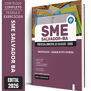 Apostila SME Salvador BA 2026 Professor - Língua Portuguesa