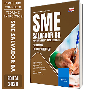 Apostila SME Salvador BA 2026 Professor - Língua Portuguesa