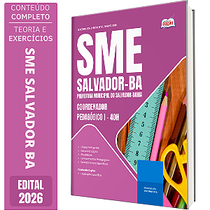 Apostila SME Salvador BA 2026 Coordenador Pedagógico 1 - 40h