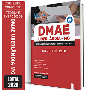 Apostila DMAE Uberlândia MG 2026 - Agente Comercial