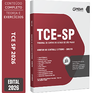 Apostila TCE SP 2026 Auditor de Controle Externo - DIPE - Direito