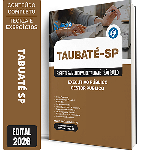 Apostila Prefeitura de Taubaté SP 2026 - Executivo Público Gestor Público
