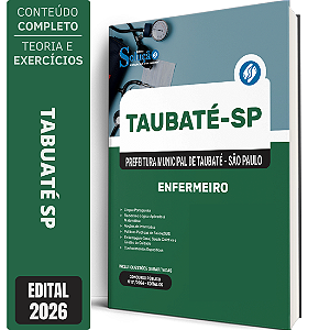 Apostila Prefeitura de Taubaté SP 2026 - Enfermeiro