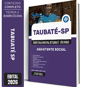 Apostila Prefeitura de Taubaté SP 2026 - Assistente Social