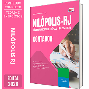 Apostila Câmara de Nilópolis RJ 2026 - Contador