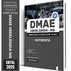 Apostila DMAE Uberlândia MG 2026 - Motorista