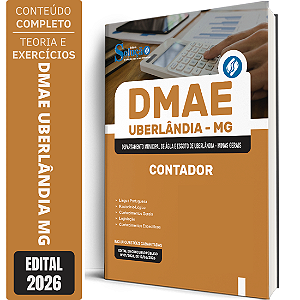 Apostila DMAE Uberlândia-MG 2026 - Contador