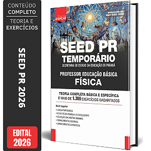 Apostila SEED PR 2026 Professor de Educação Básica - Física