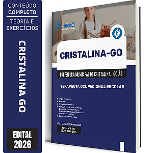 Apostila Prefeitura de Cristalina GO 2026 - Terapeuta Ocupacional Escolar