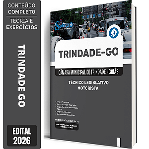 Apostila Câmara de Trindade GO 2026 Técnico Legislativo - Motorista