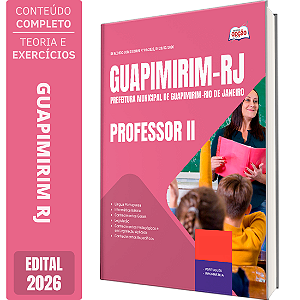 Apostila Prefeitura de Guapimirim RJ 2026 - Professor 2