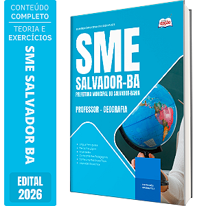 Apostila SME Salvador BA 2026 Professor - Geografia