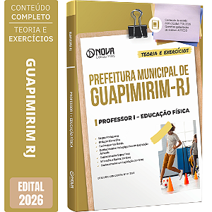 Apostila Prefeitura de Guapimirim RJ 2026 Professor 1 - Educação Física