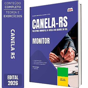 Apostila Prefeitura de Canela RS 2026 - Monitor