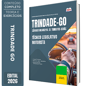 Apostila Câmara de Trindade GO 2026 Técnico Legislativo - Motorista