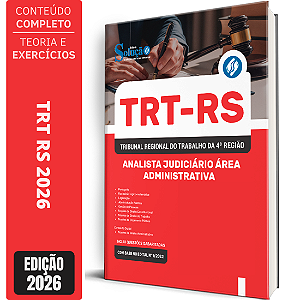Apostila TRT RS 2026 Analista Judiciário - Área Administrativa