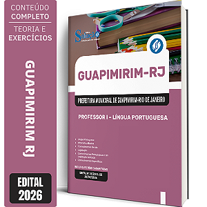 Apostila Prefeitura de Guapimirim RJ 2026 Professor 1 - Língua Portuguesa
