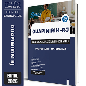 Apostila Prefeitura de Guapimirim RJ 2026 Professor 1 - Geografia