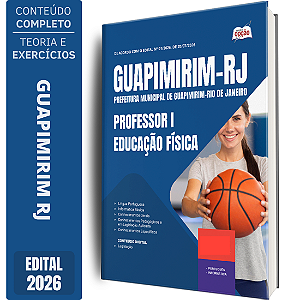 Apostila Prefeitura de Guapimirim RJ 2026 Professor 1 - Educação Física