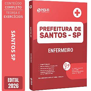 Apostila Prefeitura de Santos SP 2026 - Enfermeiro
