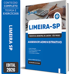 Apostila Prefeitura de Limeira SP 2026 - Assessor Administrativo