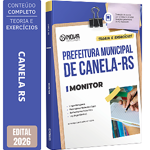Apostila Prefeitura de Canela RS 2026 - Monitor
