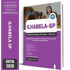 Apostila Prefeitura de Ilhabela SP 2026 Coordenador Pedagógico do Ensino Fundamental - Anos Finais e Ensino Médio
