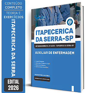 Apostila AMS Itapecerica SP 2026 - Auxiliar de Enfermagem