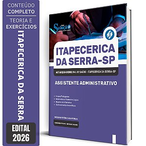 Apostila AMS Itapecerica SP 2026 - Assistente Administrativo