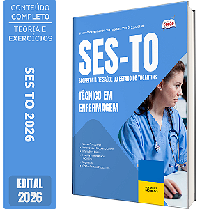 Apostila SES TO 2026 - Tecnico em Enfermagem