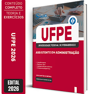 Apostila UFPE 2026 Técnico Administrativo em Educação - Assistente em Administração