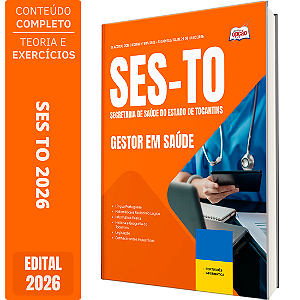 Apostila SES TO 2026 - Gestor em Saúde