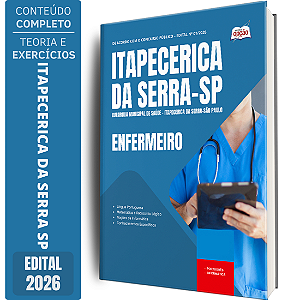Apostila AMS Itapecerica SP 2026 - Enfermeiro