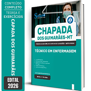 Apostila Prefeitura de Chapada dos Guimarães MT 2026 - Técnico em Enfermagem