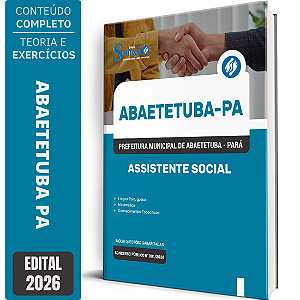 Apostila Prefeitura de Abaetetuba PA 2026 - Assistente Social
