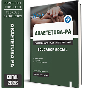Apostila Prefeitura de Abaetetuba PA 2026 - Educador Social