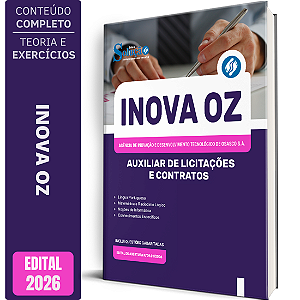 Apostila INOVA OZ 2026 - Auxiliar de Licitações e Contratos