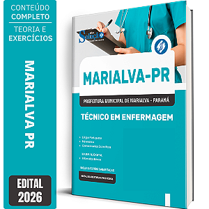 Apostila Prefeitura de Marialva PR 2026 - Técnico em Enfermagem
