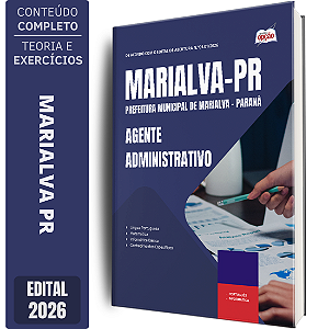 Apostila Prefeitura de Marialva PR 2026 - Agente Administrativo
