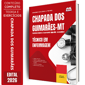 Apostila Prefeitura de Chapada dos Guimarães MT 2026 - Técnico em Enfermagem