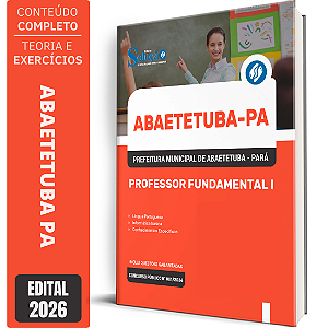 Apostila Prefeitura de Abaetetuba PA 2026 - Professor Fundamental 1