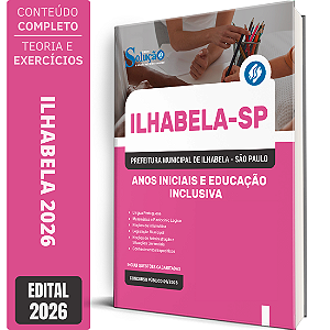 Apostila Prefeitura de Ilhabela SP 2026 - Anos Iniciais e Educação Inclusiva