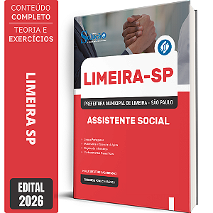 Apostila Prefeitura de Limeira SP 2026 - Assistente Social