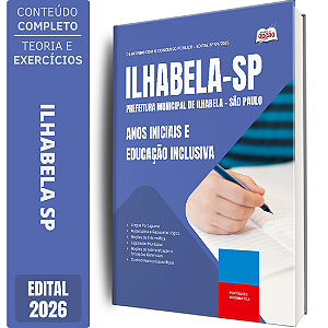 Apostila Prefeitura de Ilhabela SP 2026 - Anos Iniciais e Educação Inclusiva