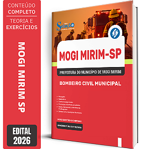 Apostila Prefeitura de Mogi Mirim SP 2026 - Bombeiro Civil Municipal