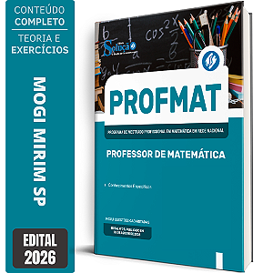 Apostila PROFMAT 2026 - Professor de Matemática